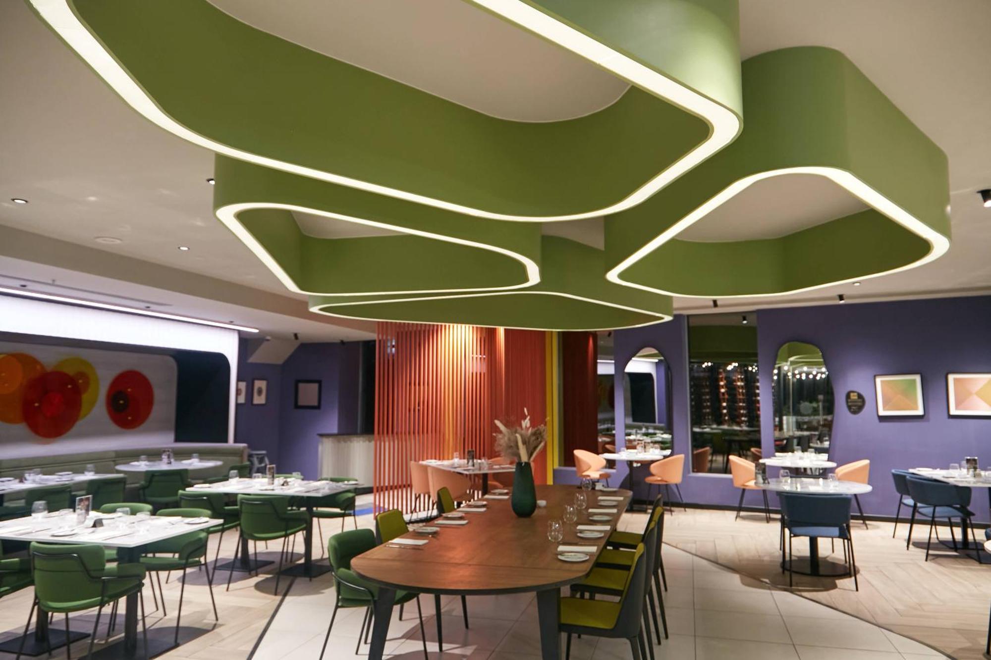 Hotel Pullman Santiago El Bosque Zewnętrze zdjęcie Restaurant interior